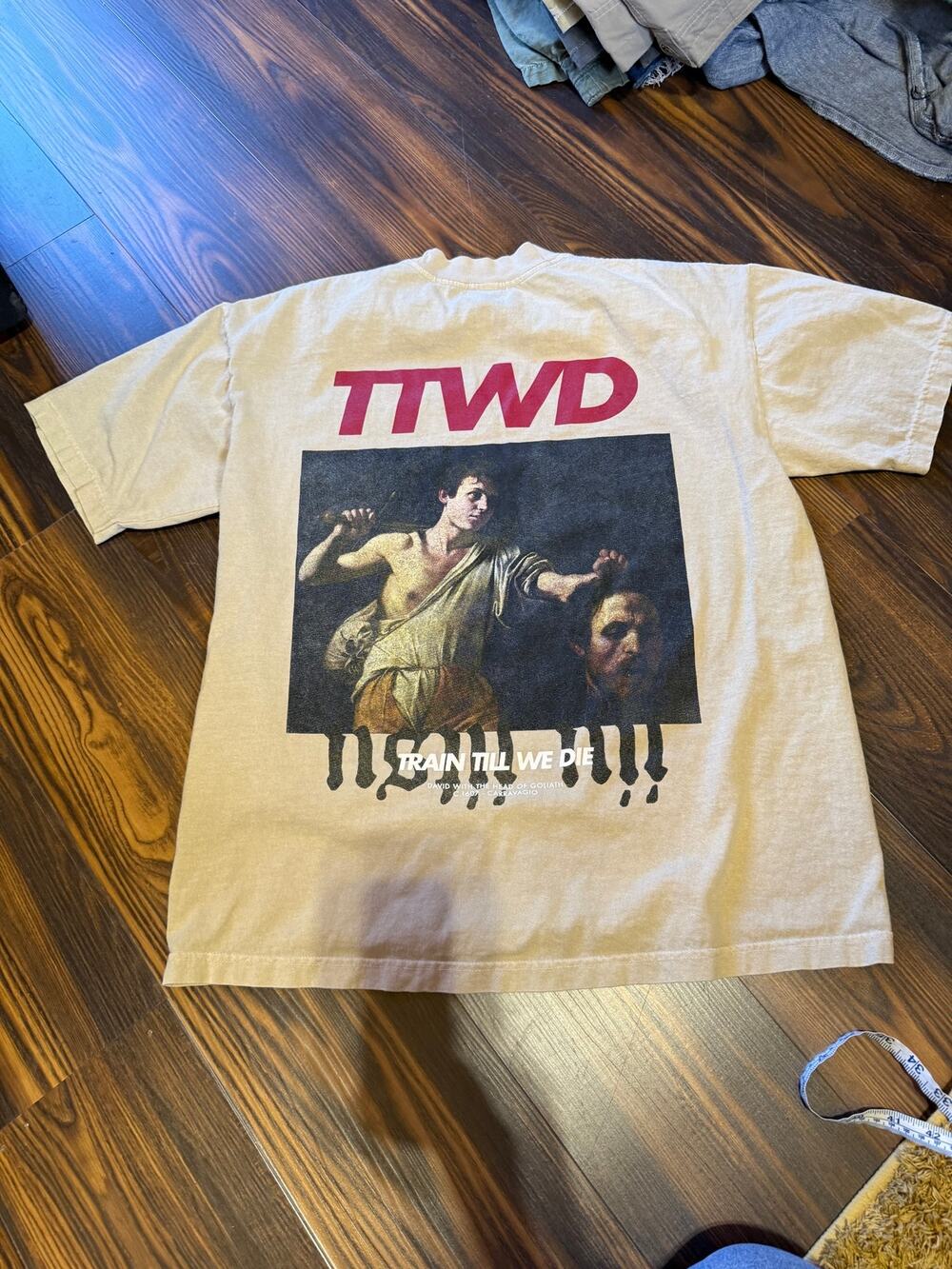 Arm Bar Soap TTWD Men’s Short Sleeve T-Shirt Train Till We Die Size L